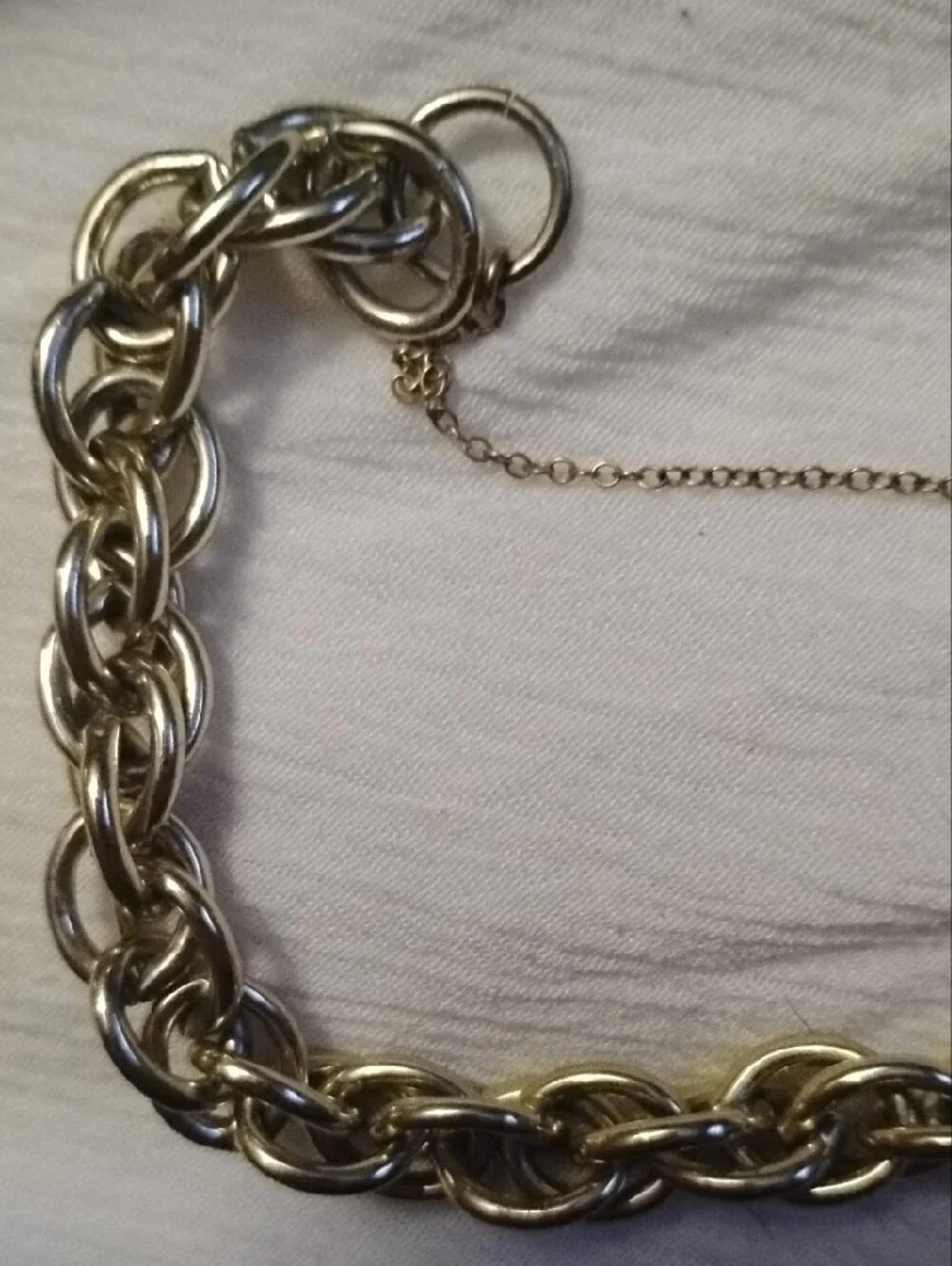 Source Unknown Gold Chain Link Bracelet for Women